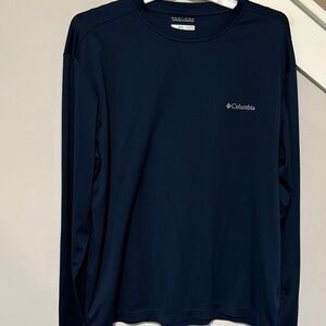 Columbia Men's Dark Blue Long Sleeve Tee